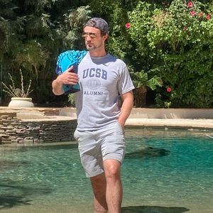 JanSport UCSB Tee Alumni Vintage Short Sleeve Gray Men Medium